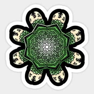 Aztec Dinosaur Egg Sticker